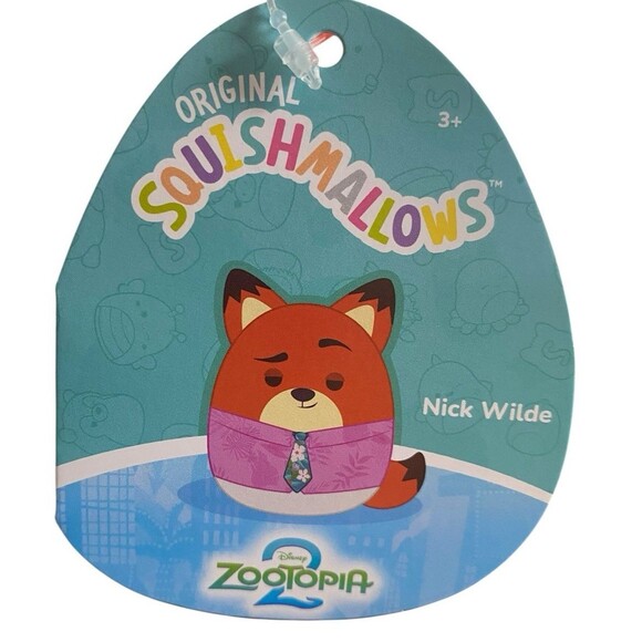 Squishmallows Lot of 2 Disney Zootopia 2 Judy Hopps & Nick Wilde Size 6" Plush - Picture 4 of 7